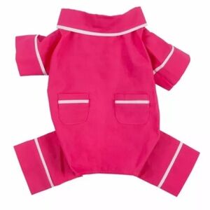 Fabdog Hot Pink Poplin Dog Pajamas